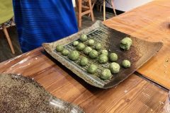 よもぎ団子(おやつクッキング)