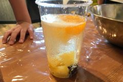 フルーツポンチ(おやつクッキング)