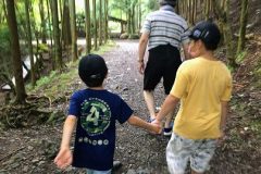 BBQ前のお散歩
