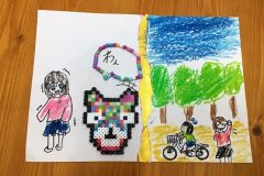 アートワークショップでの作品