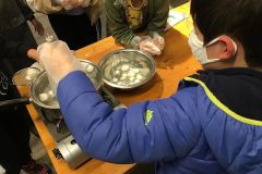白玉団子づくり（2021冬休み大作戦）